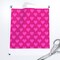 Pink Bright Retro Groovy Hot Neon Girly 90 S Valentine'S Day Love Hearts Small Scale Custom Removable Wallpaper by Spoonflower Peel & Stick Wallpaper 2FT Wide